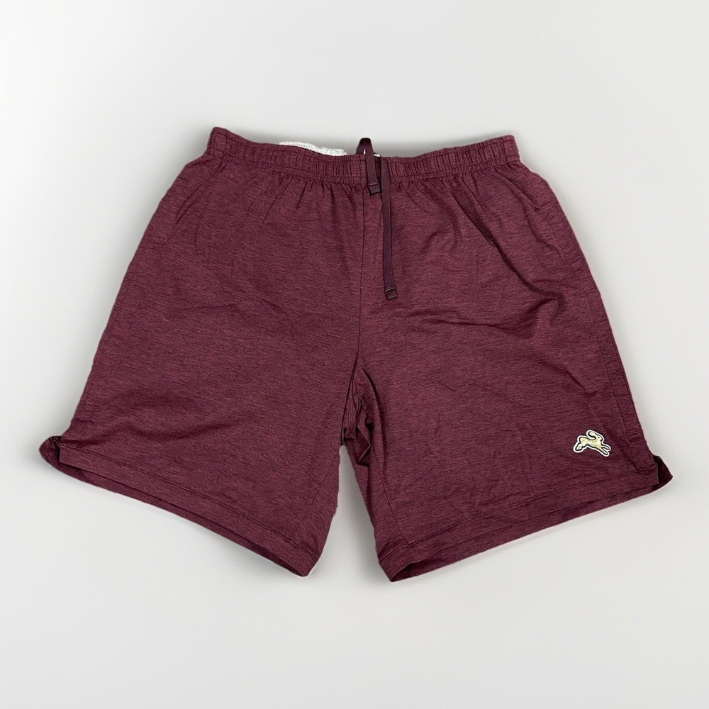 Tracksmith Session Shorts Mens Small Red Sweat Athleisure Lined Performance 7"